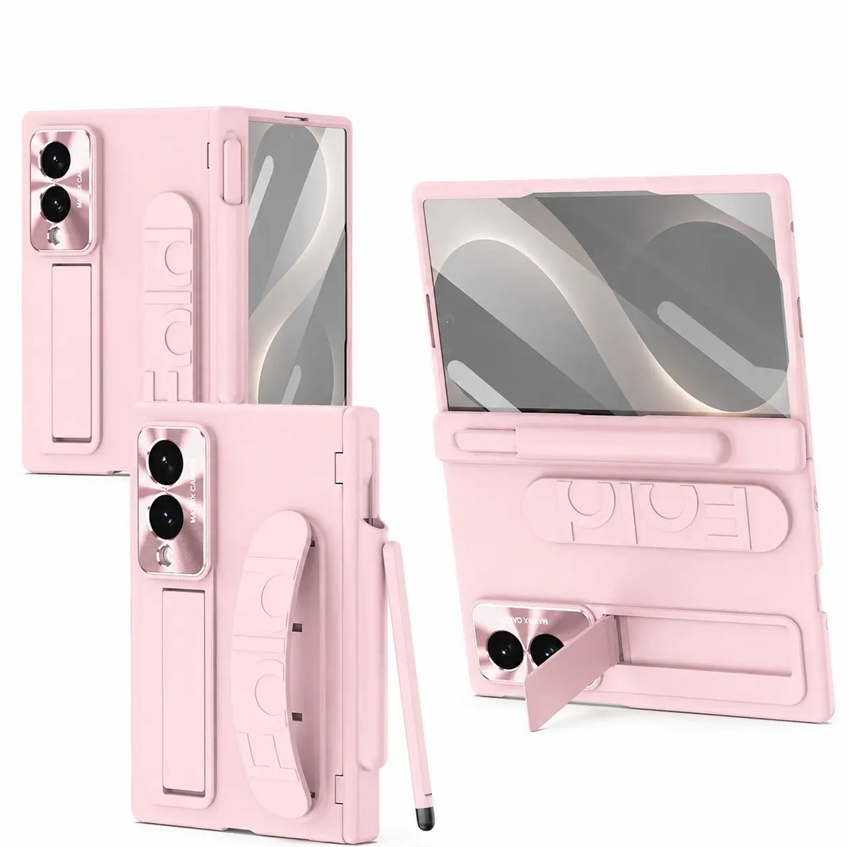 Wristband Kickstand Case with Pen For Z Fold Series