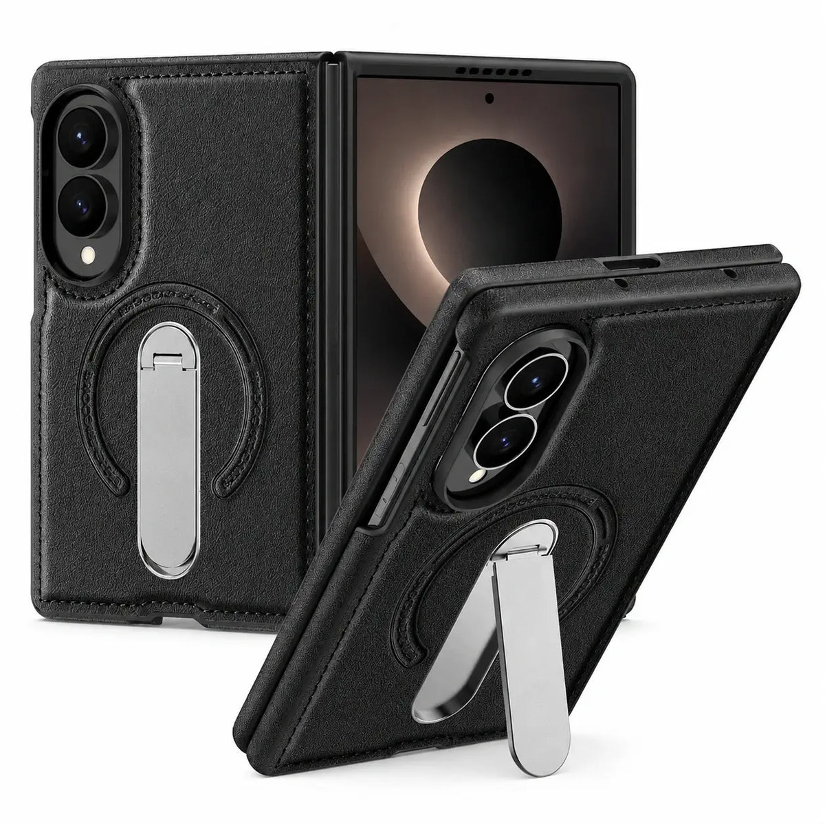 360° Magnetic Leather Stand Case for Galaxy Z Fold 8 Series