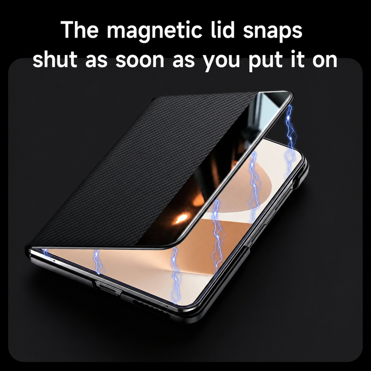 Carbon Fiber Leather MagSafe Case
