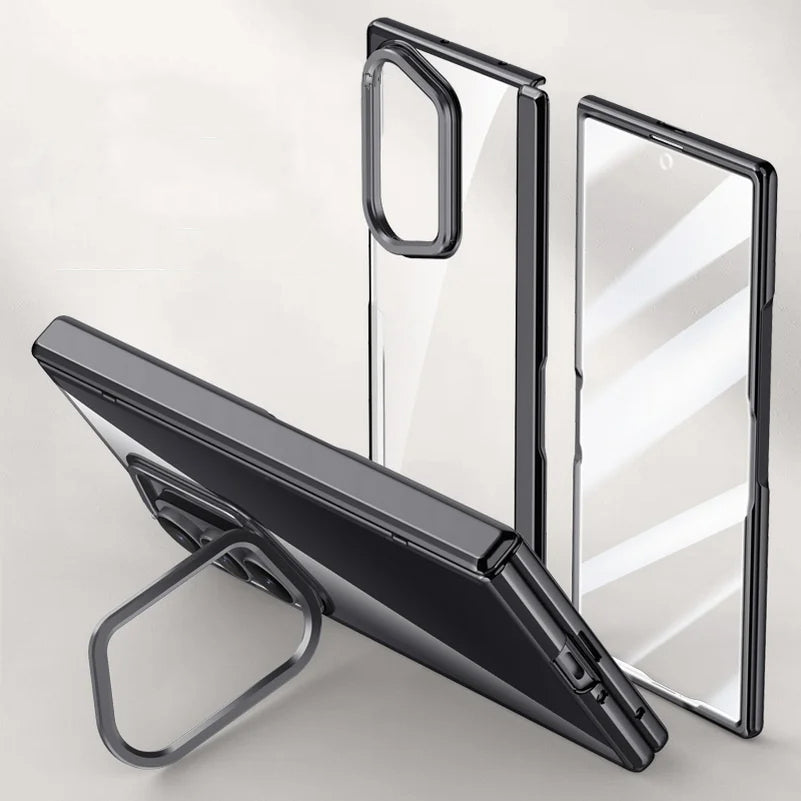 Clear Magnetic Case with Kickstand
