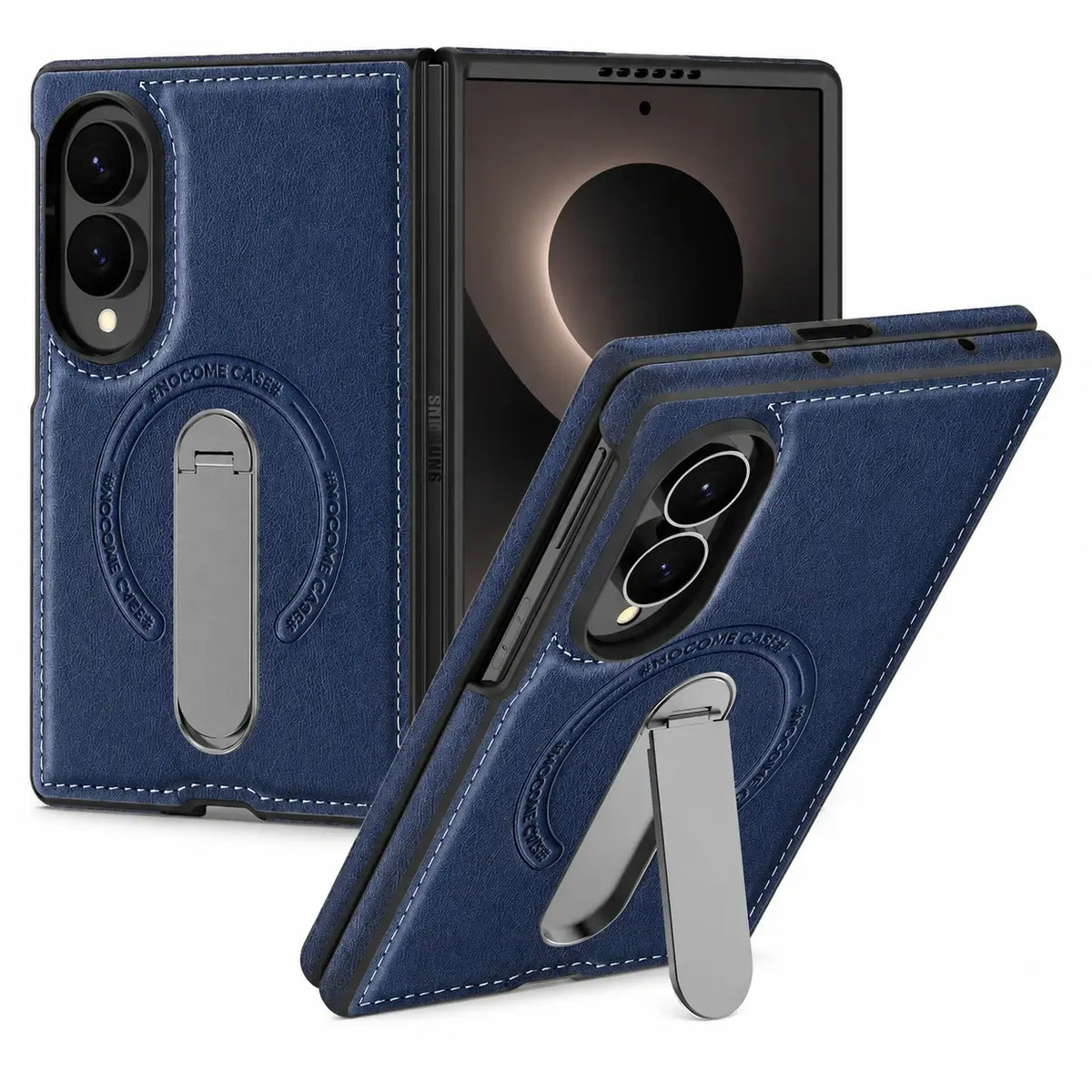 Leather MagSafe Kickstand Case For Galaxy Z Fold Series
