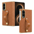 Leather Wrist Strap Case For Galaxy Z Fold