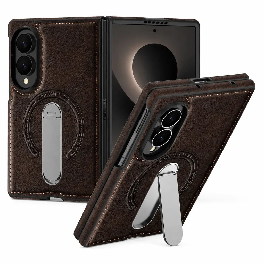360° Magnetic Leather Stand Case for Galaxy Z Fold 8 Series