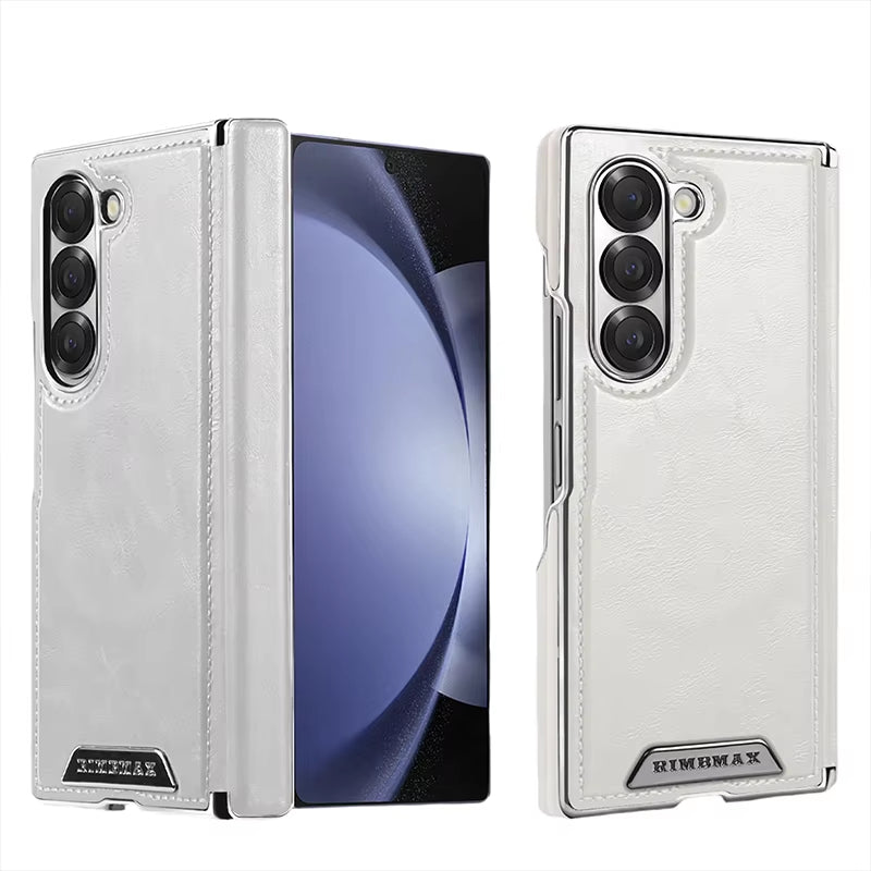 Vintage Leather Magnetic Case for Galaxy Z Fold