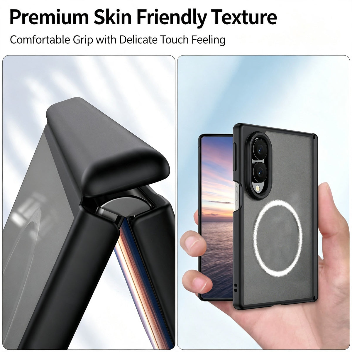 Luxury Magnetic Center Axis Case for Samsung Galaxy Z Fold 8 Ultra / Z Fold 7