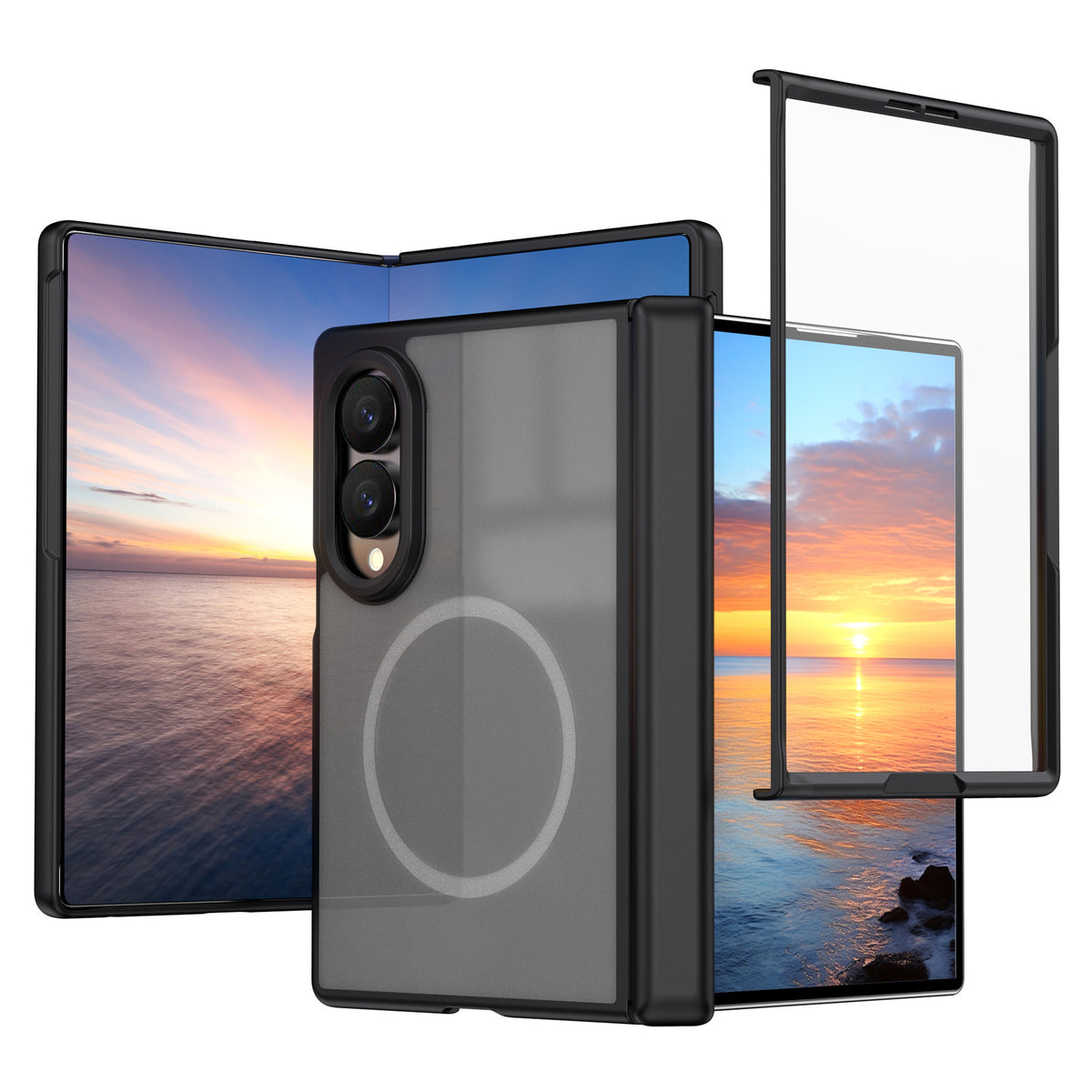 Luxury Magnetic Center Axis Case for Samsung Galaxy Z Fold 8 Ultra / Z Fold 7